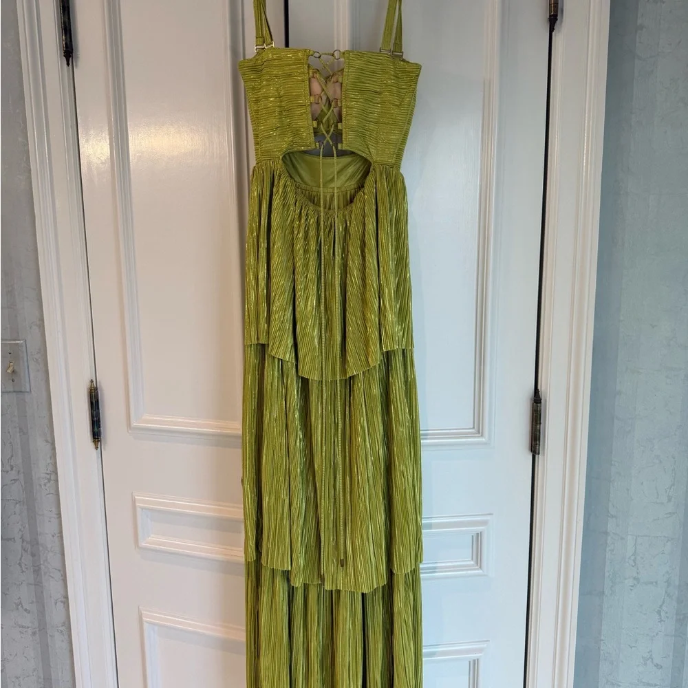 Sabina Musayev Strapless Lime Dress - Picture 4 of 5